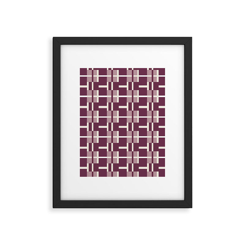 Vintage Geometric Harmony Framed Art Print Gallery Image 6