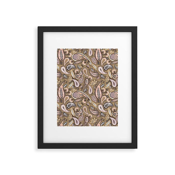 Vintage Paisley Harmony Framed Art Print Gallery Image 1