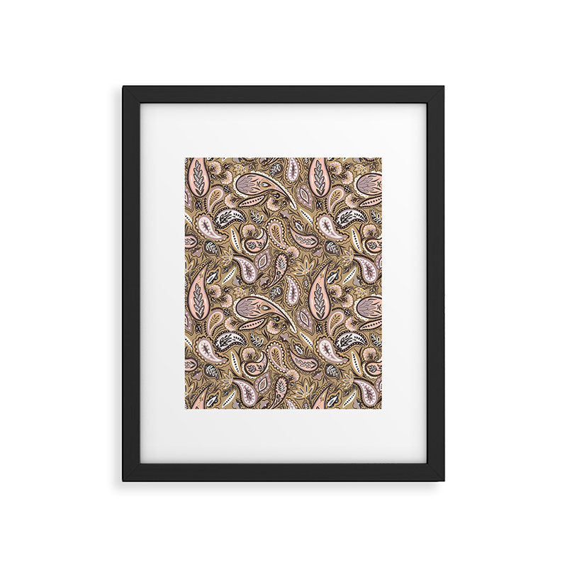 Vintage Paisley Harmony Framed Art Print Gallery Image 6