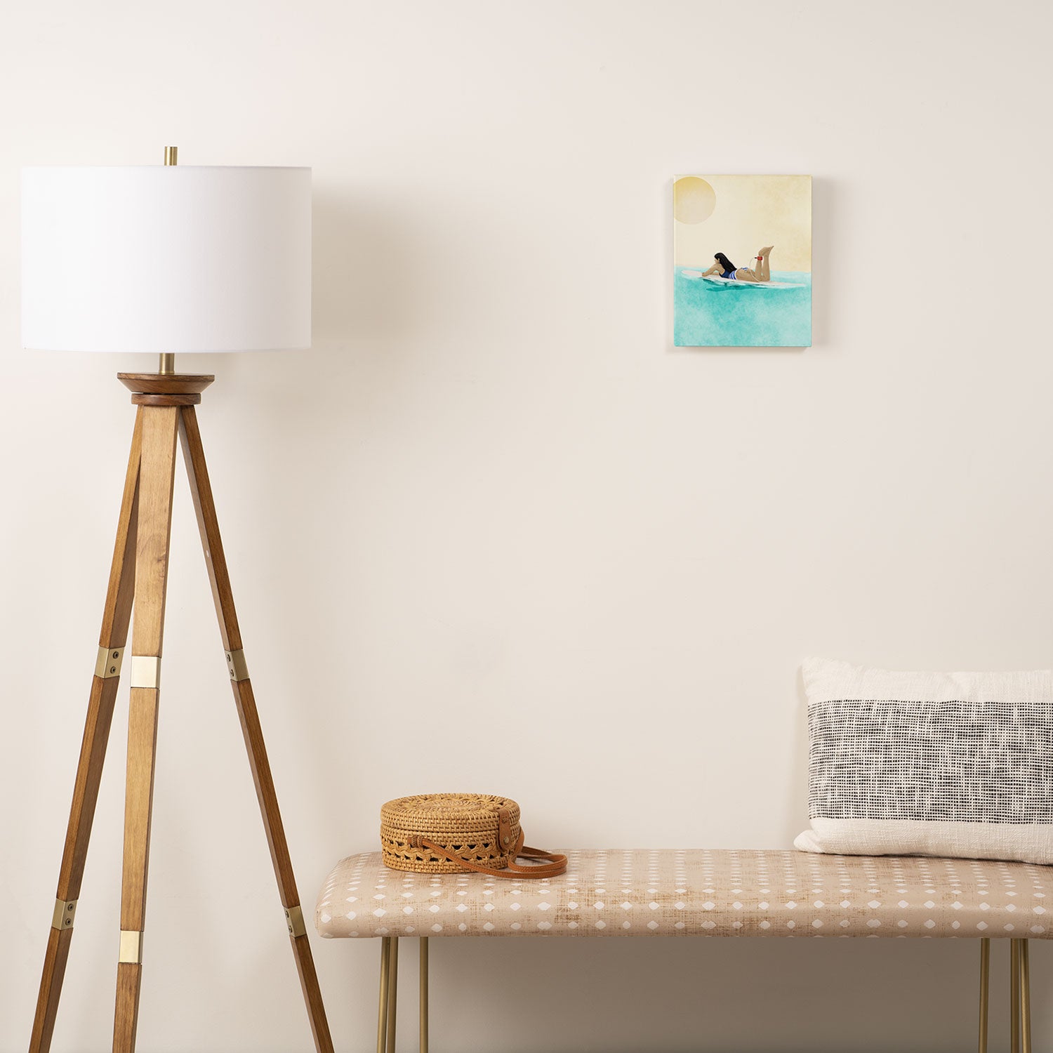Wait for your perfect wave C Canvas Print Gallery Image 2