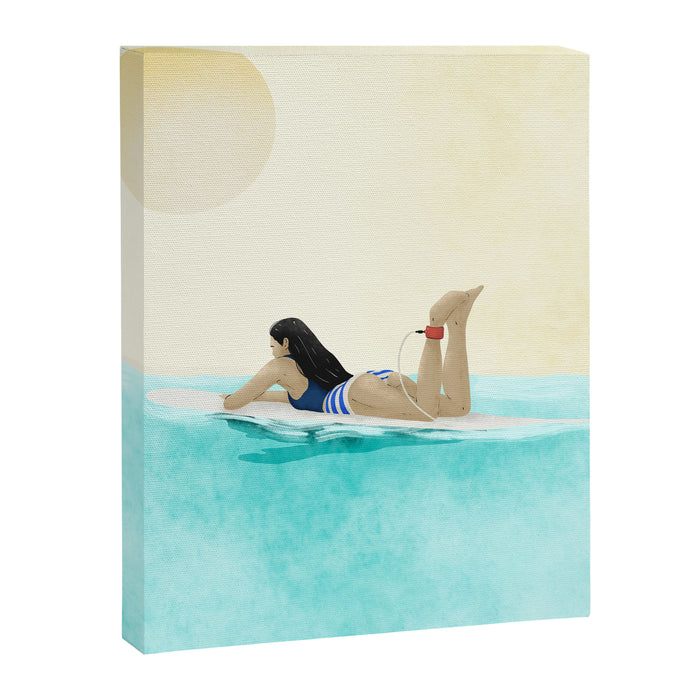 Wait for your perfect wave C Canvas Print Gallery Image 1