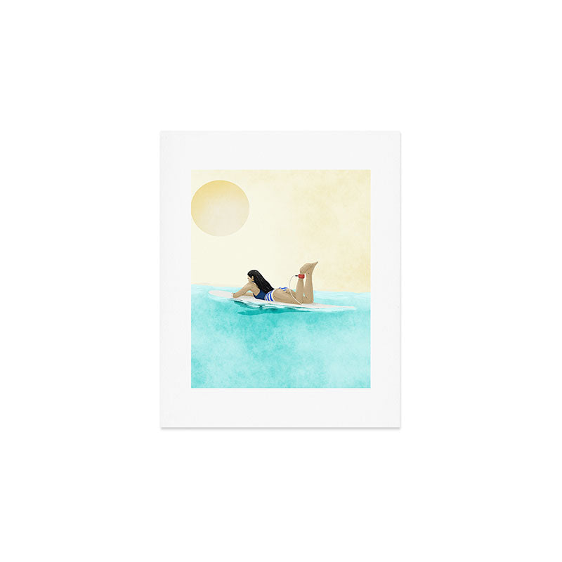 Wait for your perfect wave C Art Print Gallery Image 1