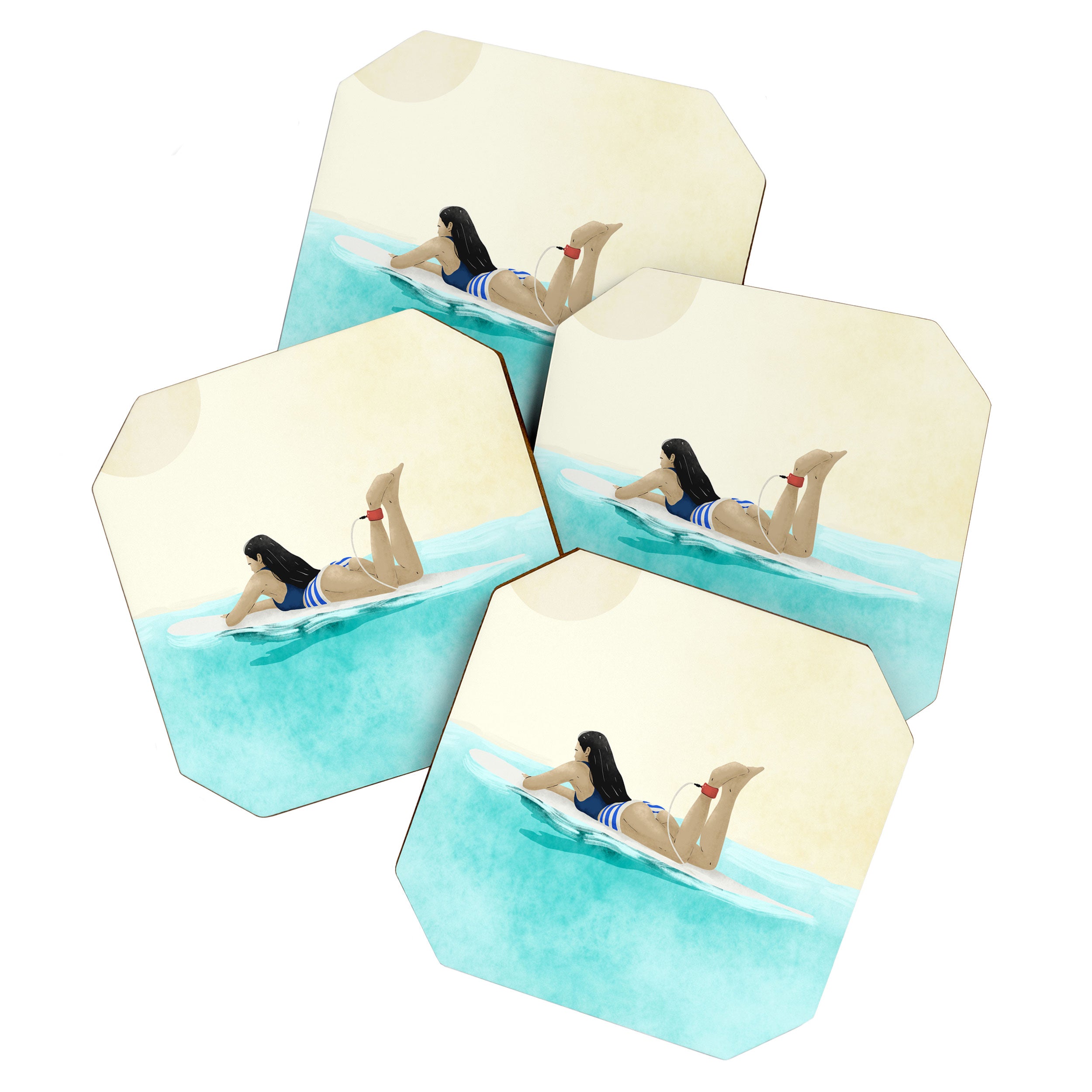 Wait for your perfect wave C Coaster Gallery Image 1