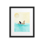 Wait for your perfect wave C Framed Art Print Gallery Image 6