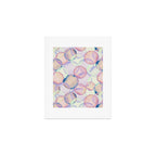 Watercolor circles overlay Art Print Gallery Image 1