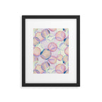 Watercolor circles overlay Framed Art Print Gallery Image 6