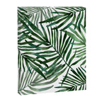 Watercolor simple leaves Canvas Print Gallery Image 8