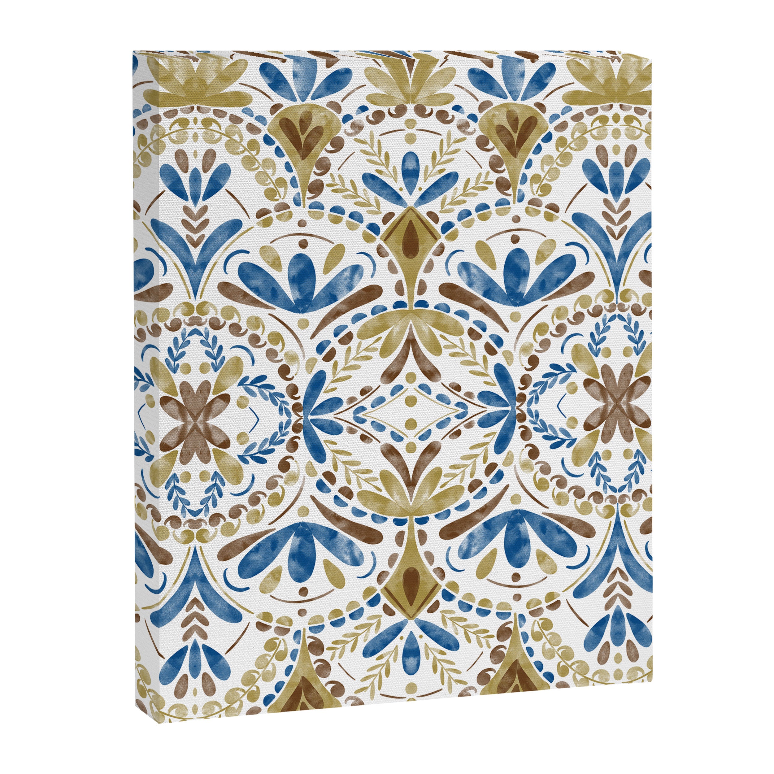 Whimsical Botanical Tile Canvas Print Gallery Image 8