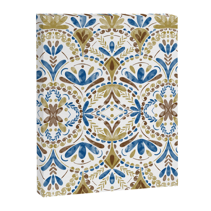 Whimsical Botanical Tile Canvas Print Gallery Image 1