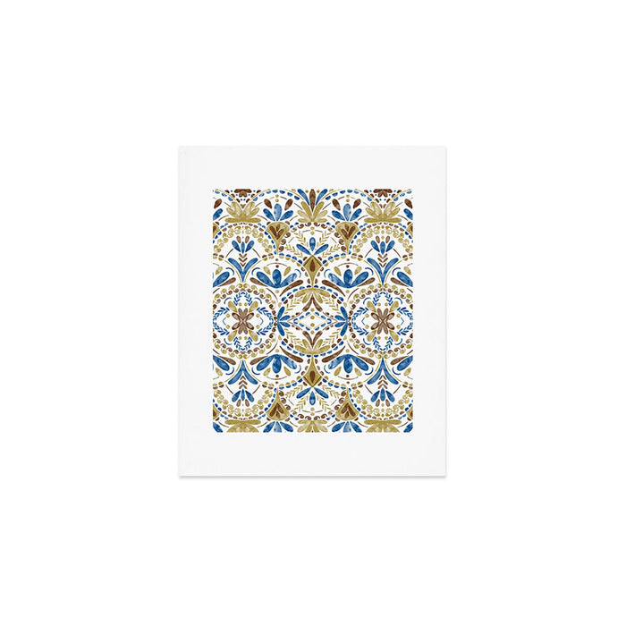Whimsical Botanical Tile Art Print Gallery Image 1