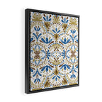 Whimsical Botanical Tile Framed Canvas Print Gallery Image 2