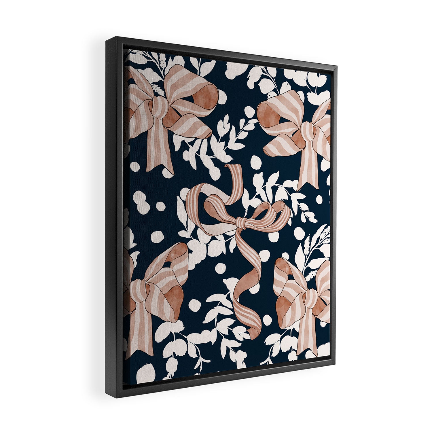 Whimsical Bows in Nature I Framed Canvas Print Gallery Image 2