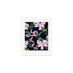 Whimsical Cheerful Bows Plants Art Print Gallery Image 1