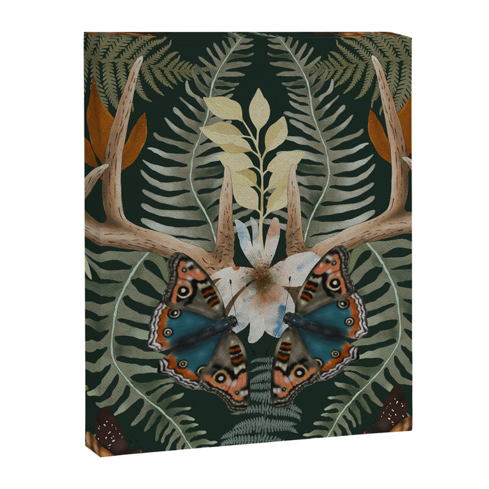 Whimsical Deer Antlers Canvas Print Gallery Image 1