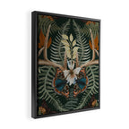 Whimsical Deer Antlers Framed Canvas Print Gallery Image 2