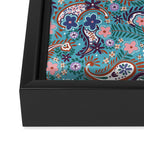 Whimsical Paisley Dance Framed Canvas Print Gallery Image 3