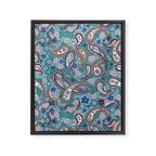 Whimsical Paisley Dance Framed Canvas Print Gallery Image 8