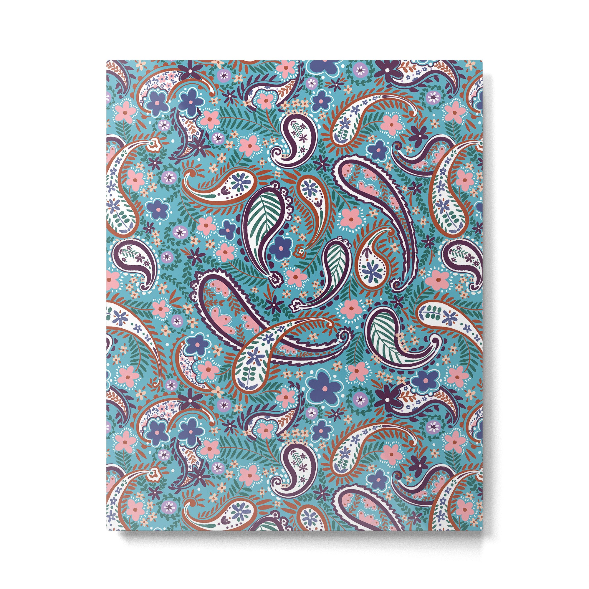 Whimsical Paisley Dance Metal Print Gallery Image 6