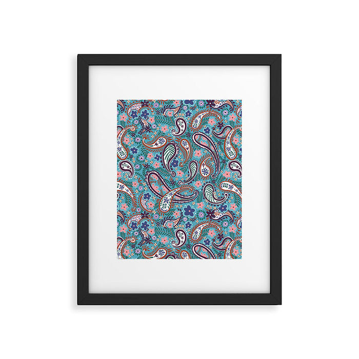 Whimsical Paisley Dance Framed Art Print Gallery Image 1