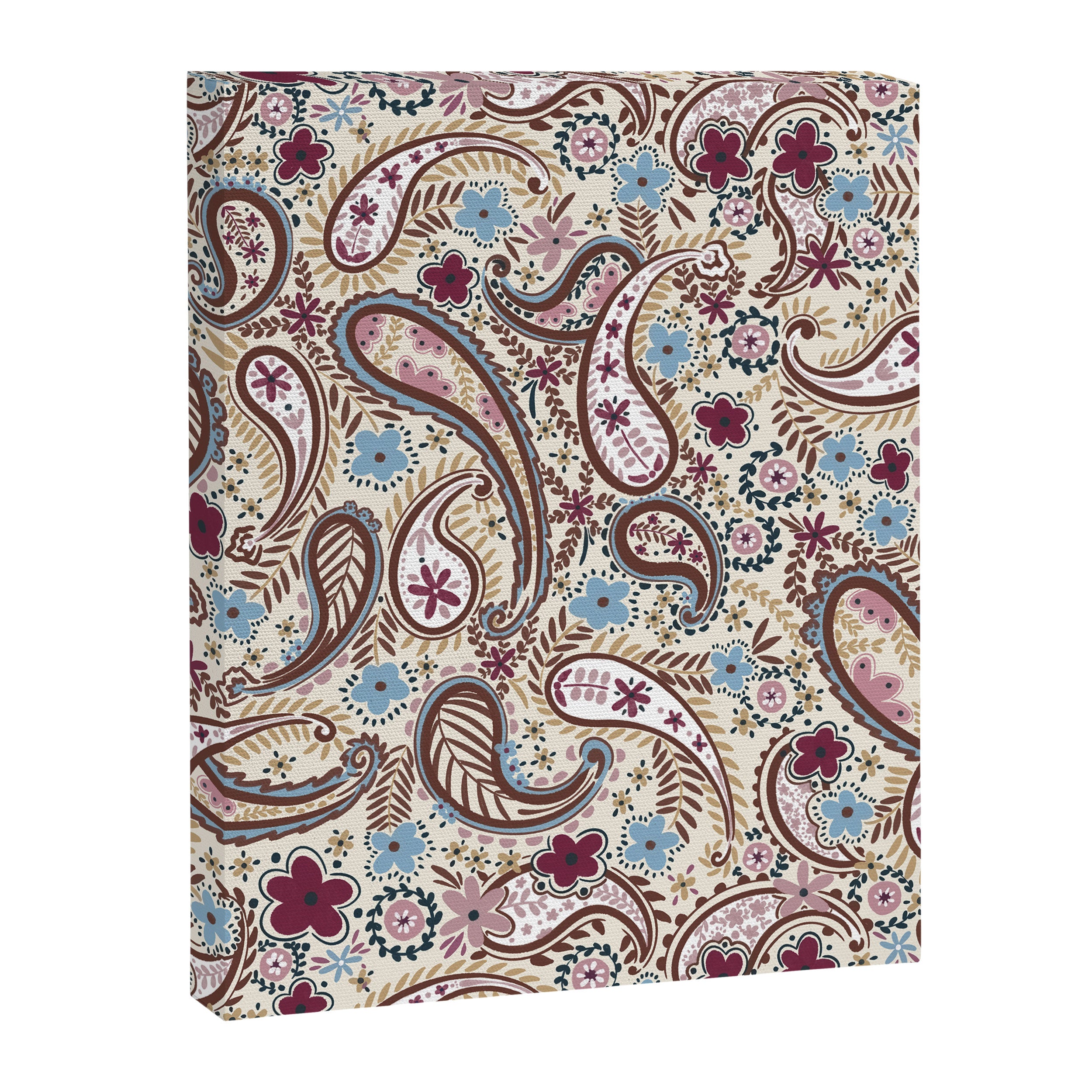 Whimsical Paisley Romance Canvas Print Gallery Image 8