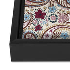 Whimsical Paisley Romance Framed Canvas Print Gallery Image 3