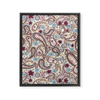 Whimsical Paisley Romance Framed Canvas Print Gallery Image 8