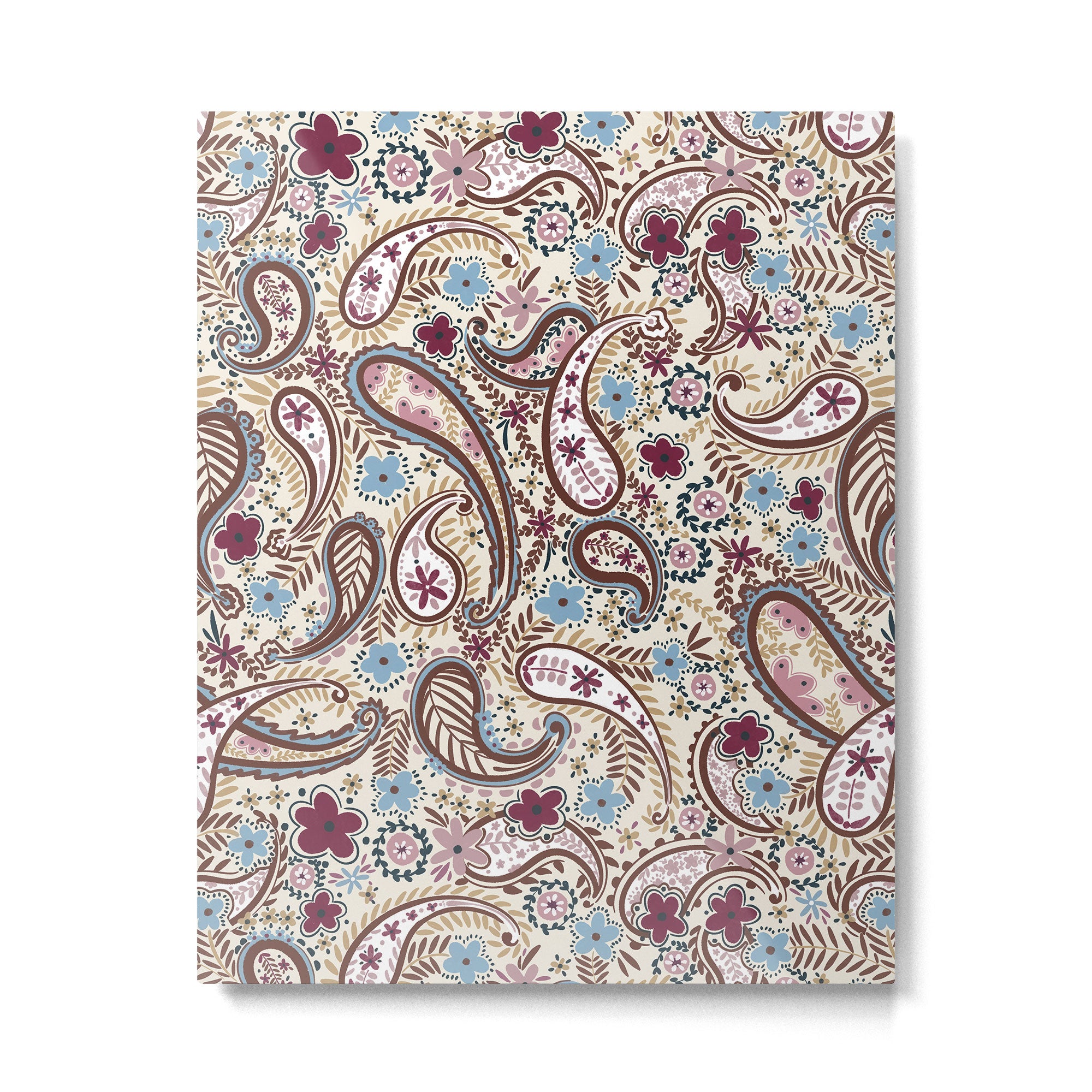 Whimsical Paisley Romance Metal Print Gallery Image 6
