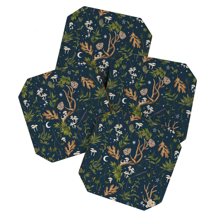 Whimsical Woodland Night Coaster Gallery Image 1
