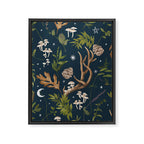 Whimsical Woodland Night Framed Canvas Print Gallery Image 8
