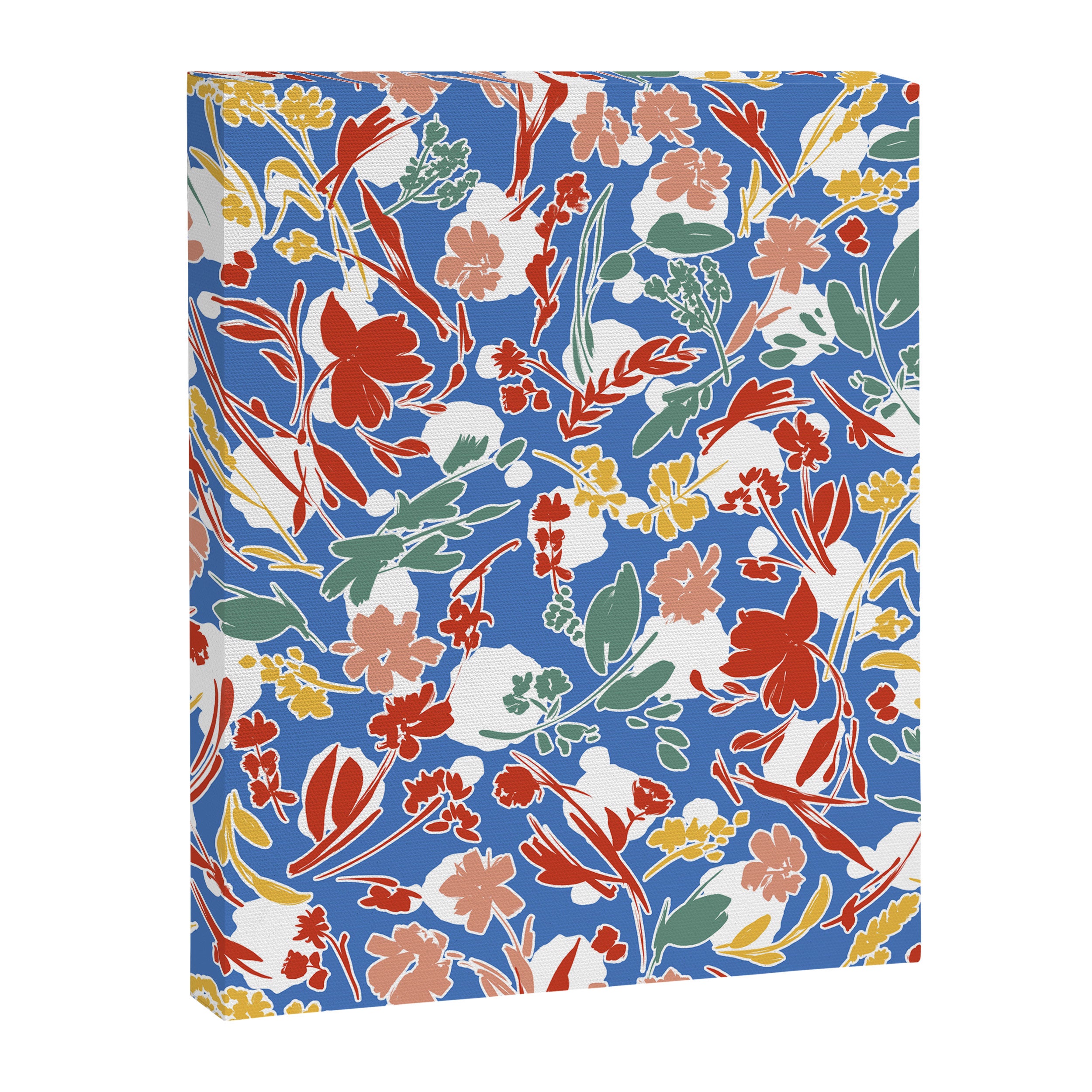 Wild colorful flowery meadow B Canvas Print Gallery Image 8