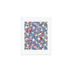 Wild colorful flowery meadow B Art Print Gallery Image 1