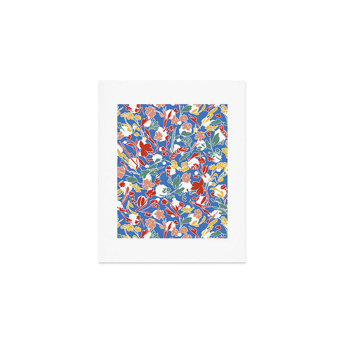 Wild colorful flowery meadow B Art Print Gallery Image 1