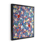Wild colorful flowery meadow B Framed Canvas Print Gallery Image 2