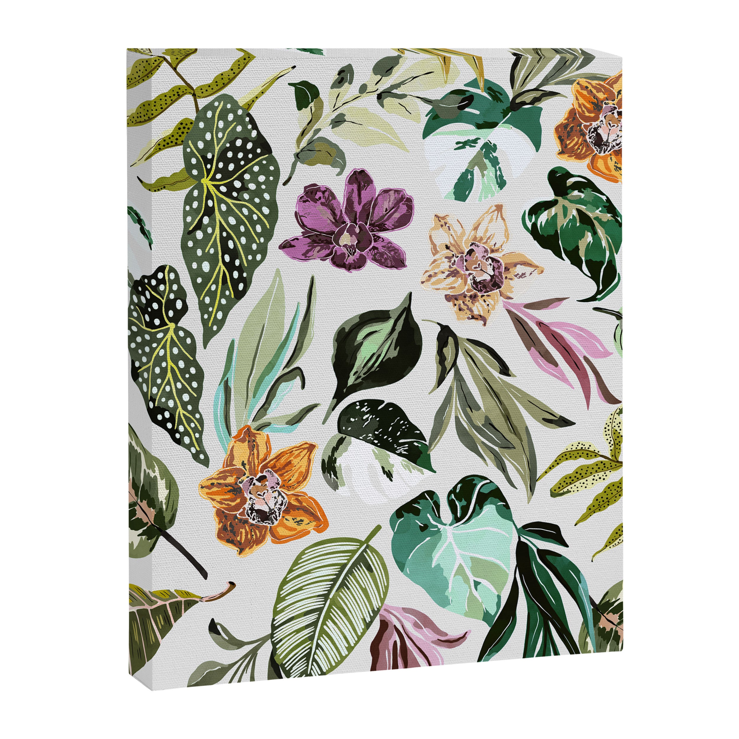 Wild colorful jungle FN7 Canvas Print Gallery Image 8