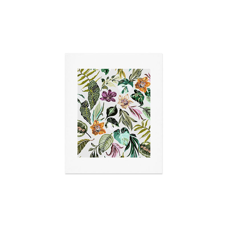 Wild colorful jungle FN7 Art Print Gallery Image 1