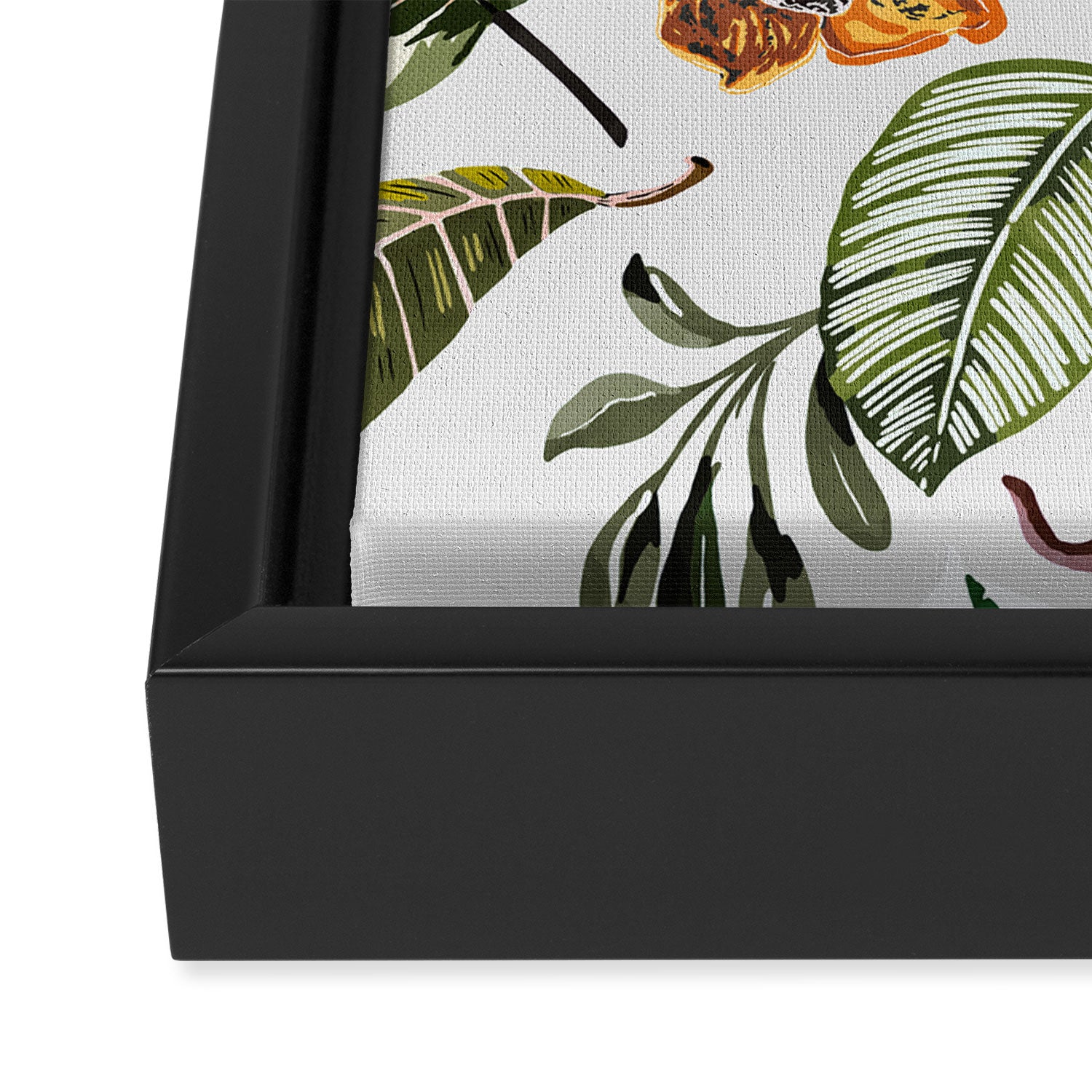 Wild colorful jungle FN7 Framed Canvas Print Gallery Image 3