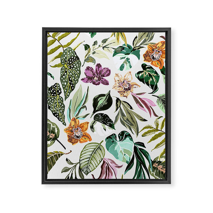 Wild colorful jungle FN7 Framed Canvas Print Gallery Image 1