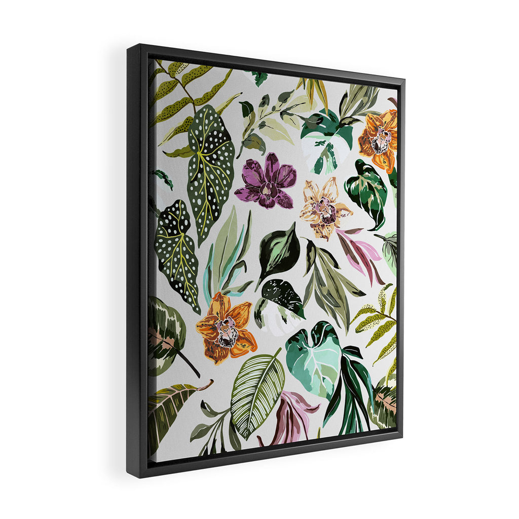 Wild colorful jungle FN7 Framed Canvas Print Gallery Image 2