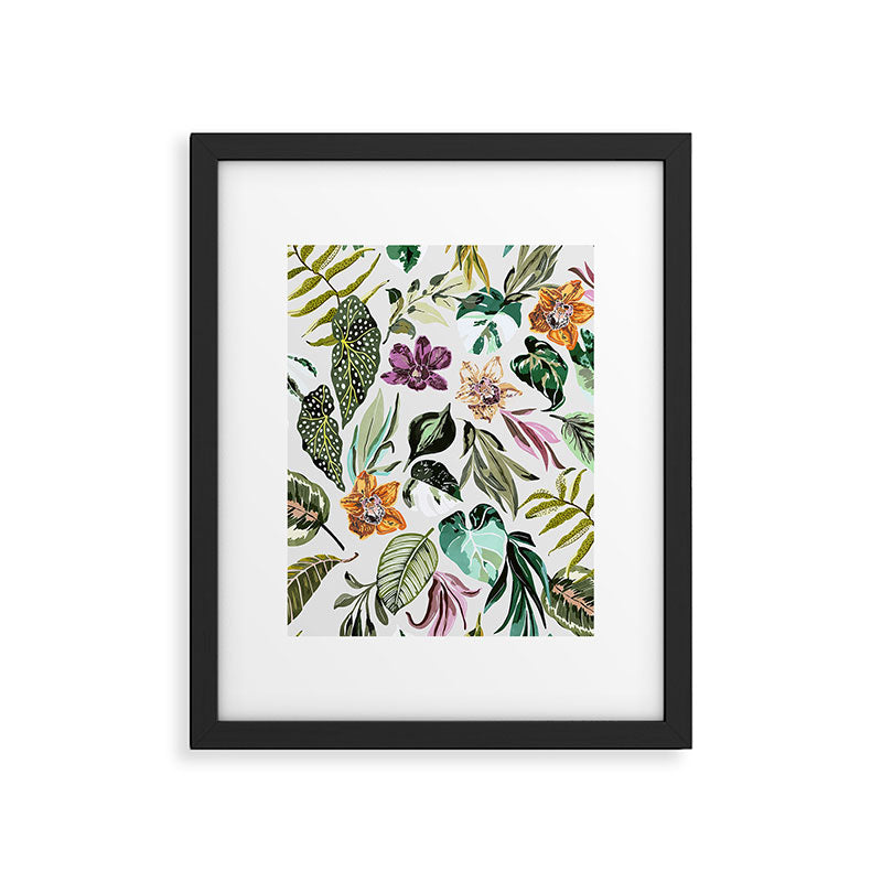 Wild colorful jungle FN7 Framed Art Print Gallery Image 6