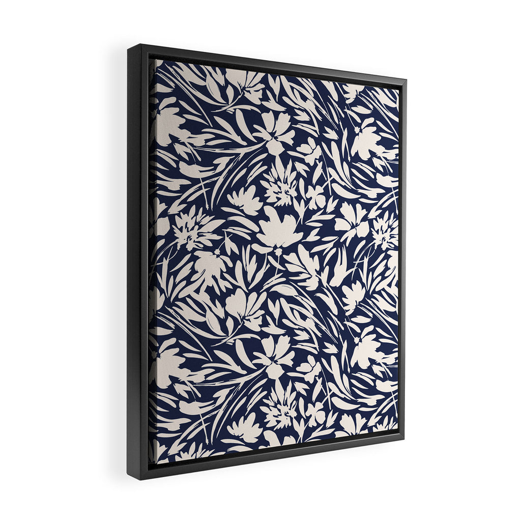 Wild floral strokes I Framed Canvas Print Gallery Image 2