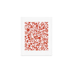 Wild flowering reddish meadow Art Print Gallery Image 1