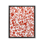 Wild flowering reddish meadow Framed Canvas Print Gallery Image 8