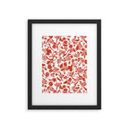 Wild flowering reddish meadow Framed Art Print Gallery Image 6
