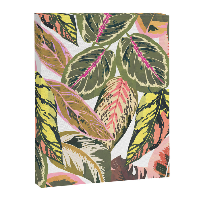Wild jungle botanical leaves 63 Canvas Print Gallery Image 1