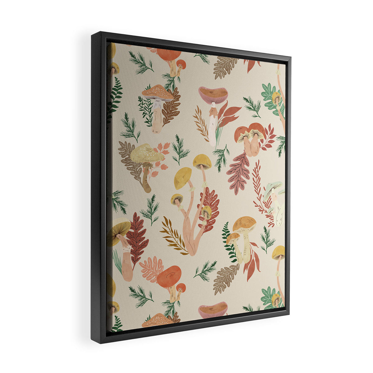 Wild mushrooms I Framed Canvas Print Gallery Image 2