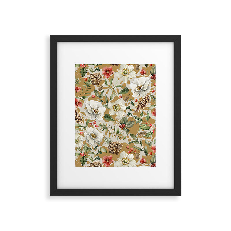 Winter flowers WP1 Framed Art Print Gallery Image 6