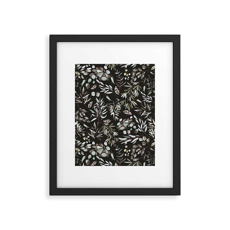 Winter night nature 08 Framed Art Print Gallery Image 6
