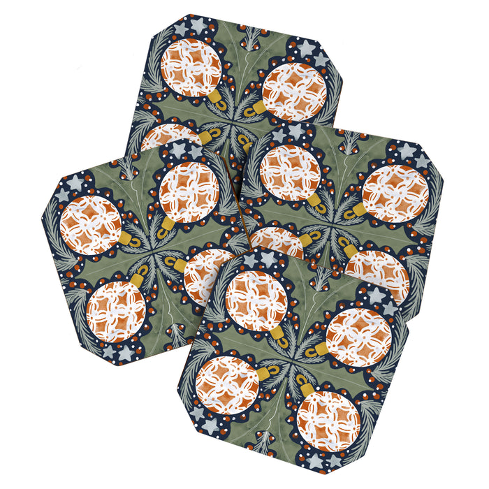 Yuletide Ornament Bliss Coaster Gallery Image 1