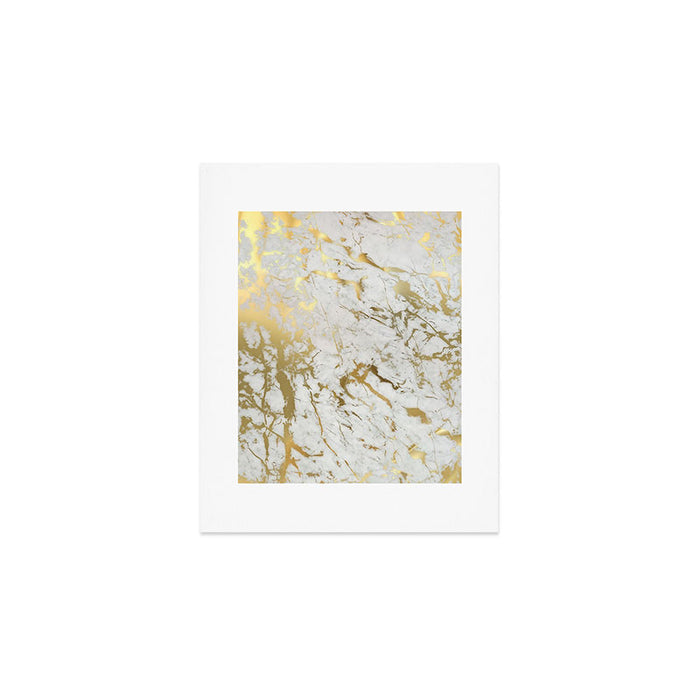 Gold marble Art Print Gallery Image 1