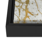 Gold marble Framed Canvas Print Gallery Image 3
